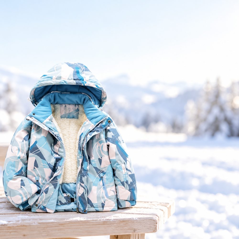 Schneeanzug Kinder 2 Teilig Set Fleece Gefüttert Skijacke Thermo ...